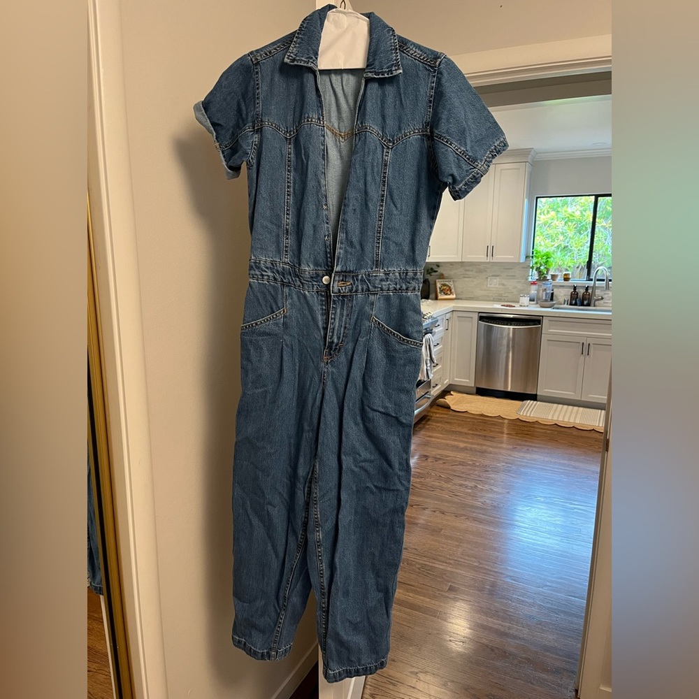 Denim jumpsuit western